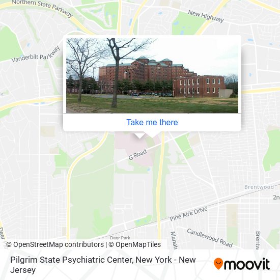 Mapa de Pilgrim State Psychiatric Center