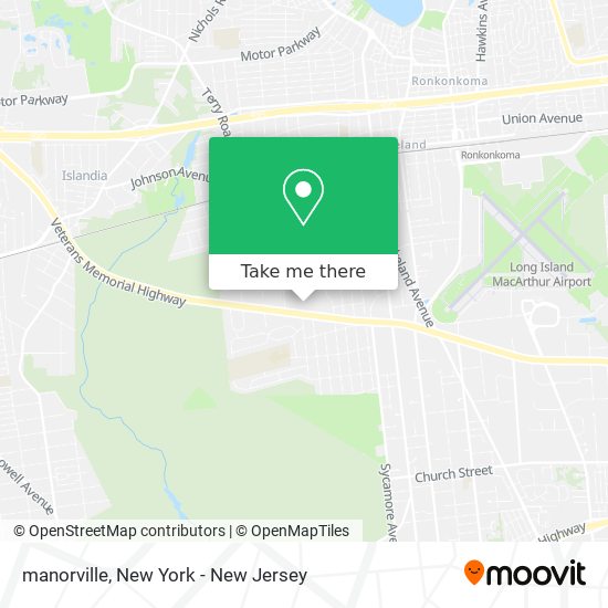 Mapa de manorville