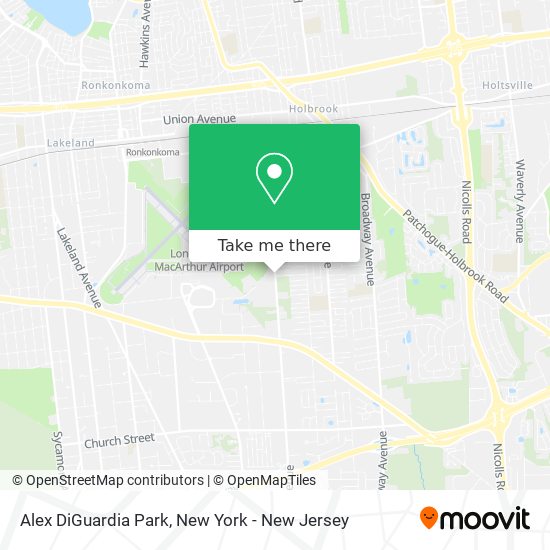 Alex DiGuardia Park map