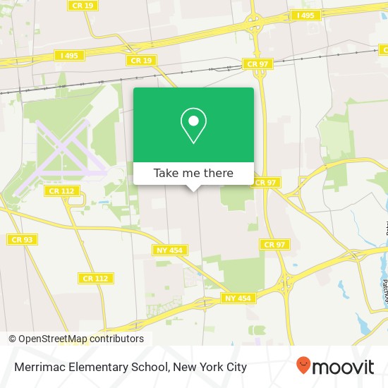 Mapa de Merrimac Elementary School