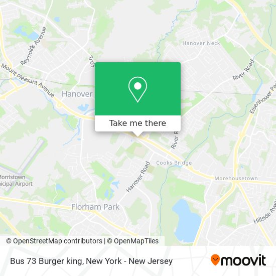 Mapa de Bus 73 Burger king