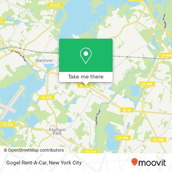 Mapa de Gogel Rent-A-Car