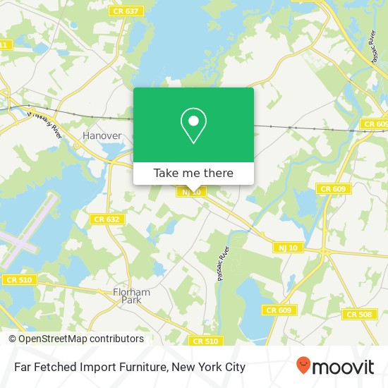 Mapa de Far Fetched Import Furniture