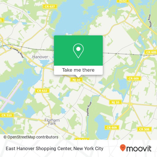 East Hanover Shopping Center map