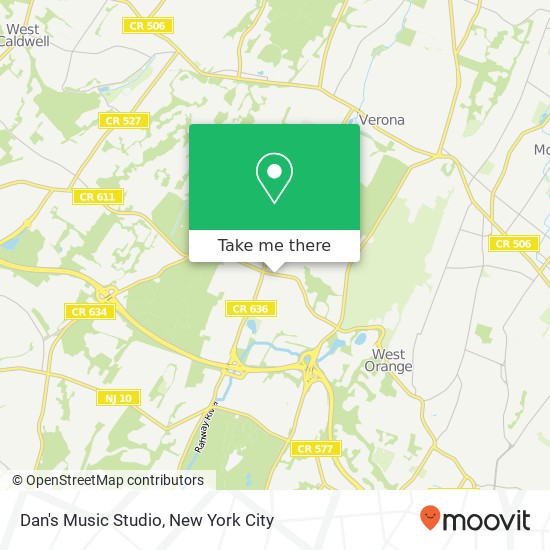 Dan's Music Studio map