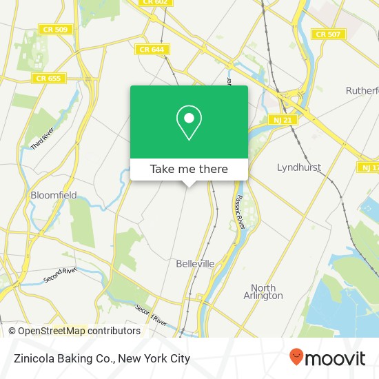 Mapa de Zinicola Baking Co.