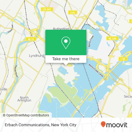 Erbach Communications map