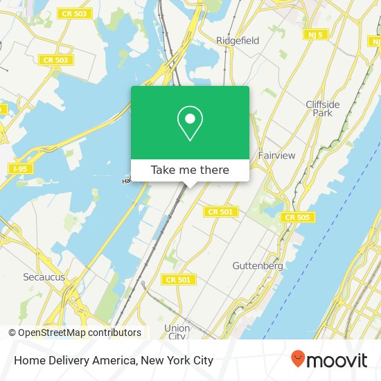 Home Delivery America map