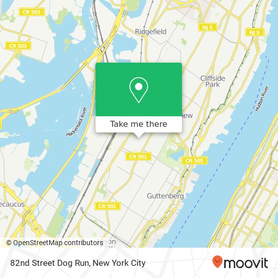 82nd Street Dog Run map