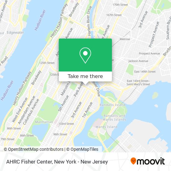 Mapa de AHRC Fisher Center