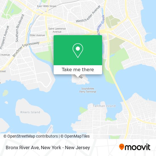 Mapa de Bronx River Ave