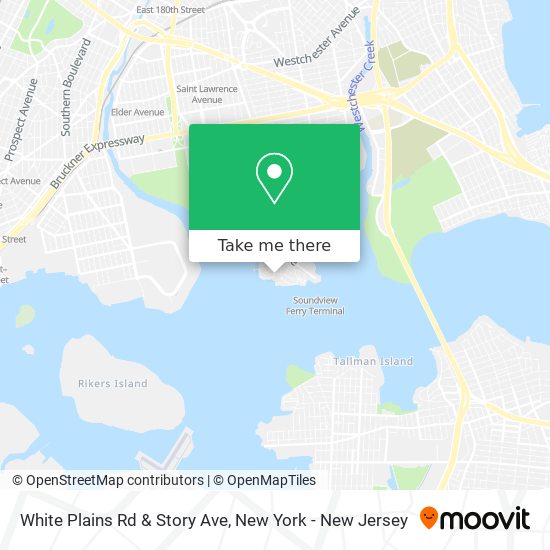 White Plains Rd & Story Ave map