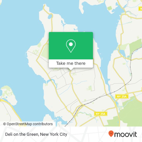 Deli on the Green map