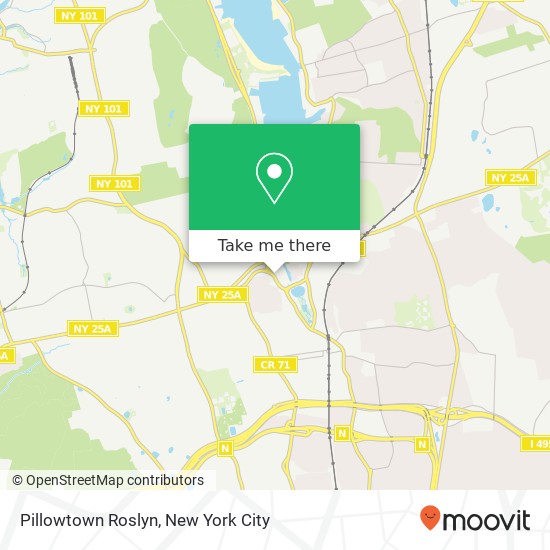 Mapa de Pillowtown Roslyn