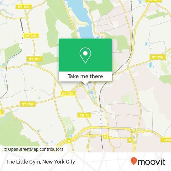 The Little Gym map