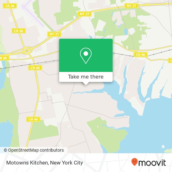 Motowns Kitchen map