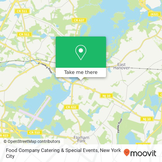 Mapa de Food Company Catering & Special Events