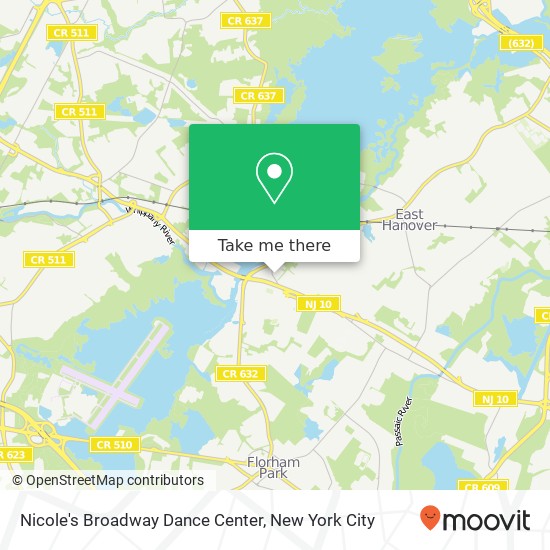 Nicole's Broadway Dance Center map