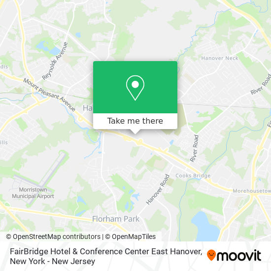 FairBridge Hotel & Conference Center East Hanover map