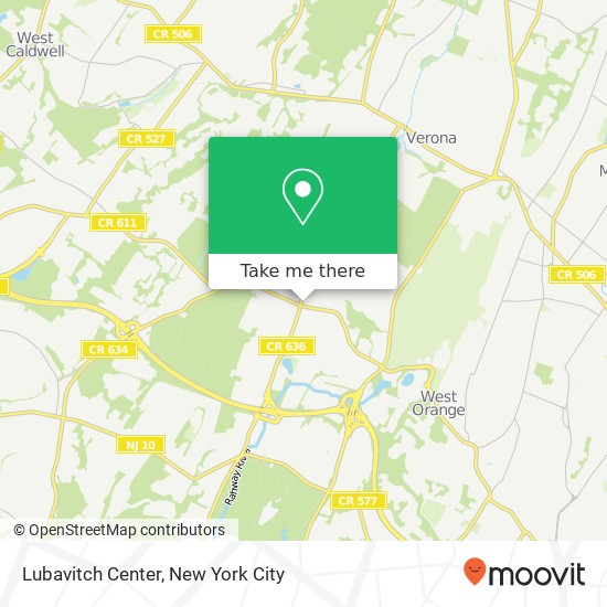 Lubavitch Center map
