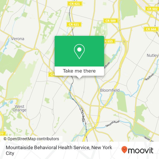 Mapa de Mountaiside Behavioral Health Service