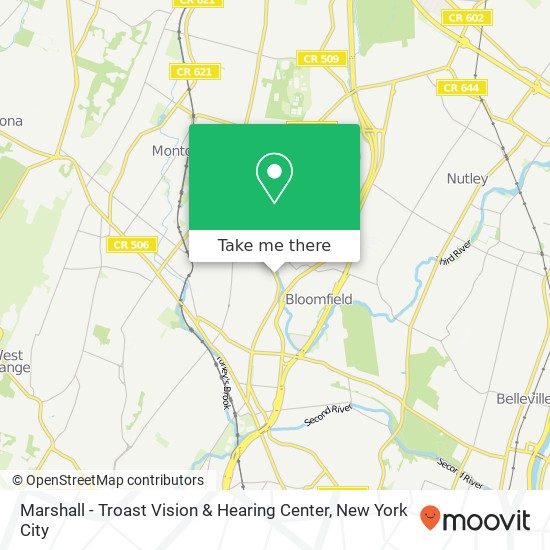 Mapa de Marshall - Troast Vision & Hearing Center