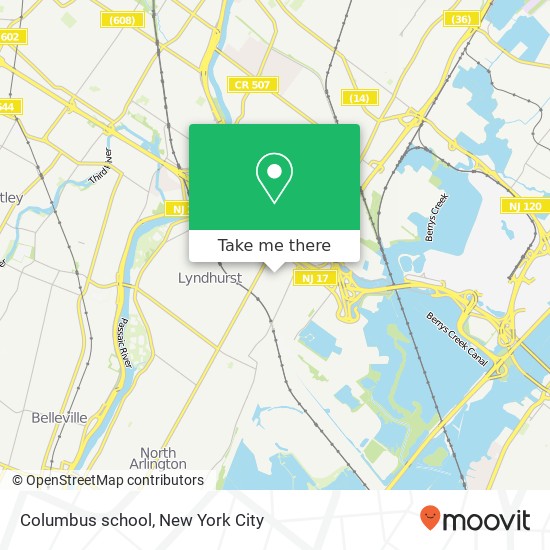 Mapa de Columbus school