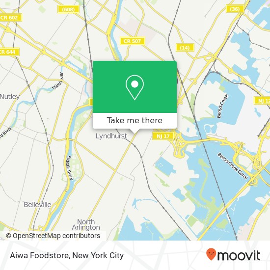 Aiwa Foodstore map