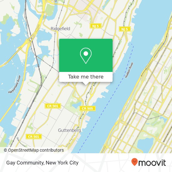 Mapa de Gay Community