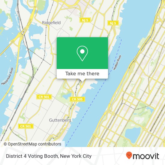 Mapa de District 4 Voting Booth