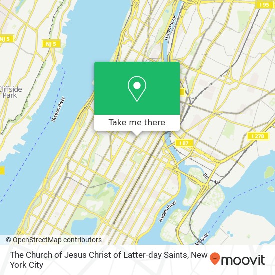 The Church of Jesus Christ of Latter-day Saints map