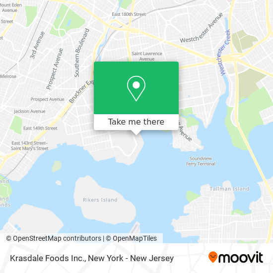 Krasdale Foods Inc. map