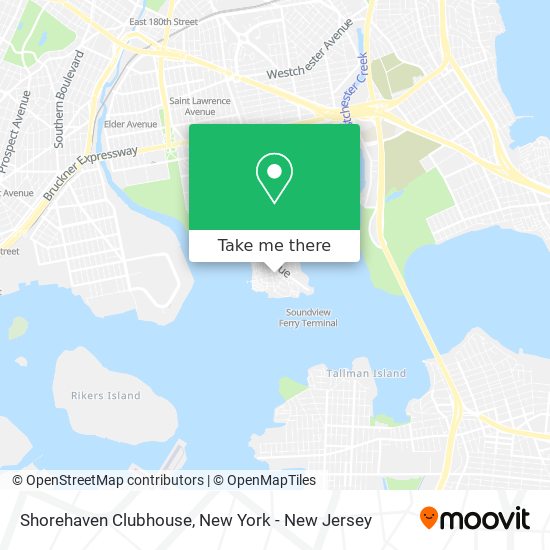 Shorehaven Clubhouse map