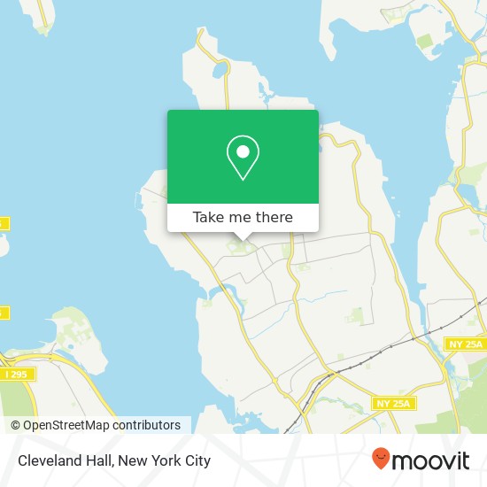Mapa de Cleveland Hall
