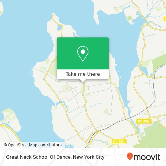 Great Neck School Of Dance map