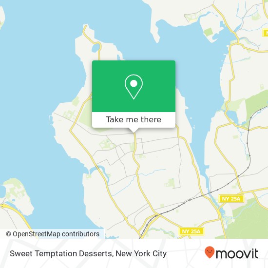 Sweet Temptation Desserts map