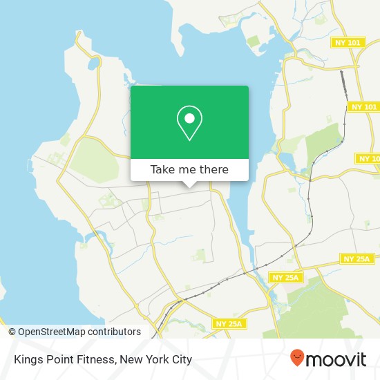 Mapa de Kings Point Fitness