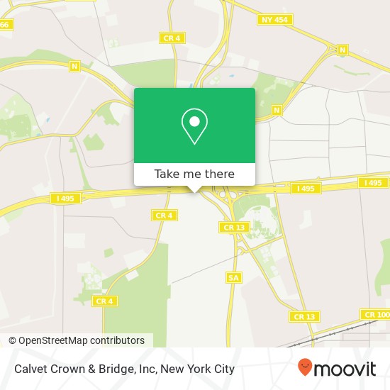 Calvet Crown & Bridge, Inc map