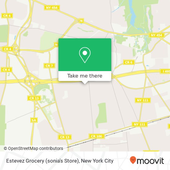 Mapa de Estevez Grocery (sonia's Store)