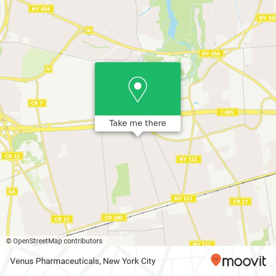 Venus Pharmaceuticals map