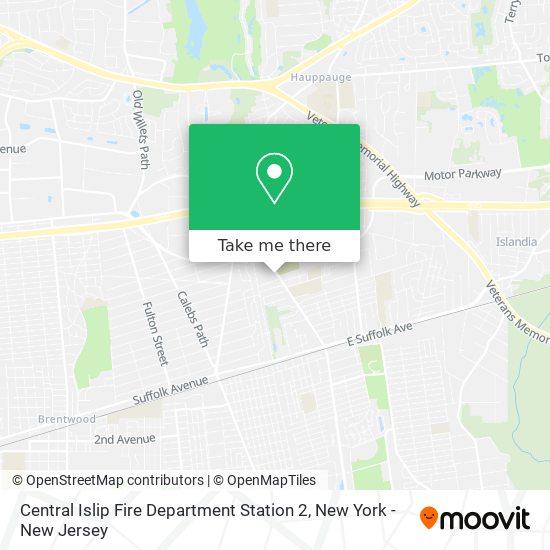 Central Islip Fire Department Station 2 map