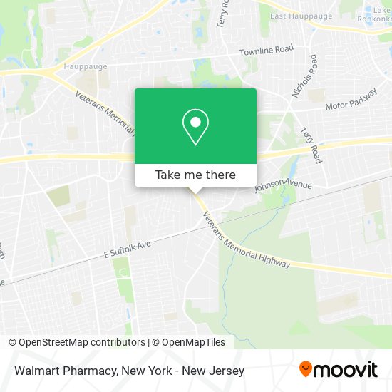 Mapa de Walmart Pharmacy