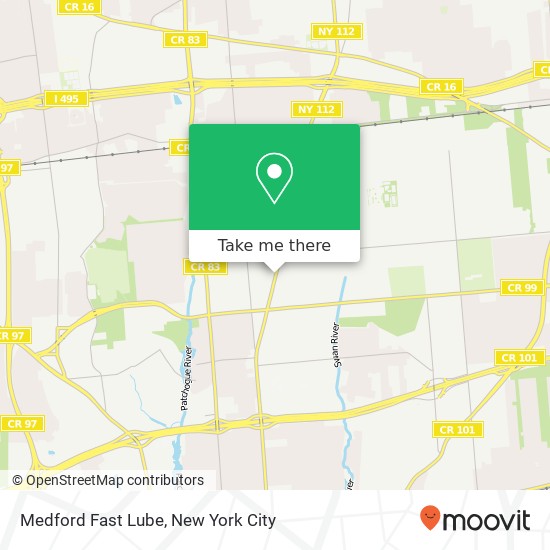 Medford Fast Lube map