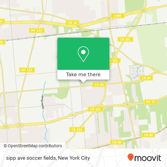 Mapa de sipp ave soccer fields