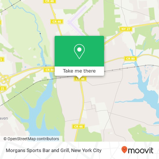 Mapa de Morgans Sports Bar and Grill