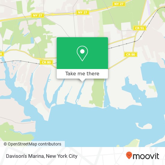 Mapa de Davison's Marina