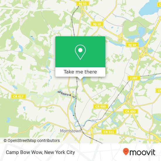 Camp Bow Wow map