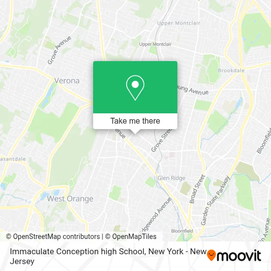 Immaculate Conception high School map