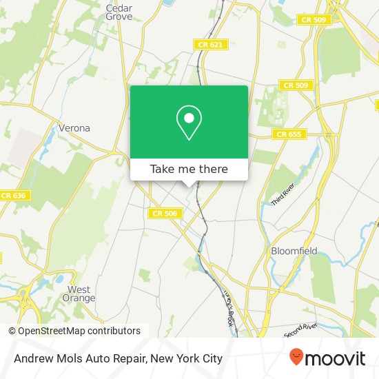 Andrew Mols Auto Repair map