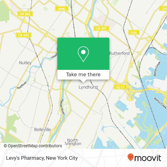 Levy's Pharmacy map